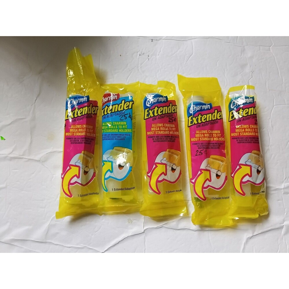 Open Box Charmin Toilet Paper Roll Extender Lot Of 5